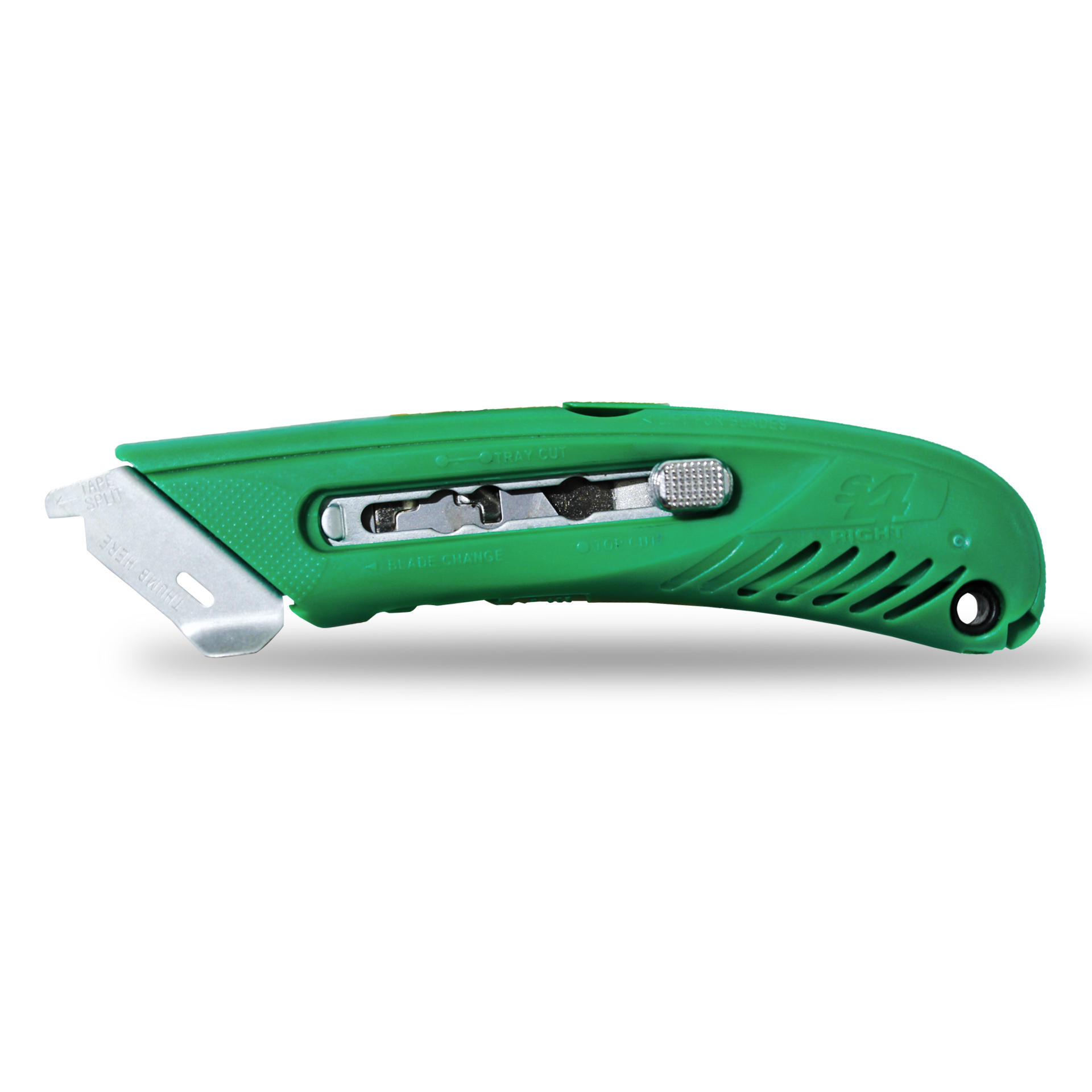 คัตเตอร์นิรภัยอเนกประสงค์ PHC S4 Safety Cutter สีเขียว