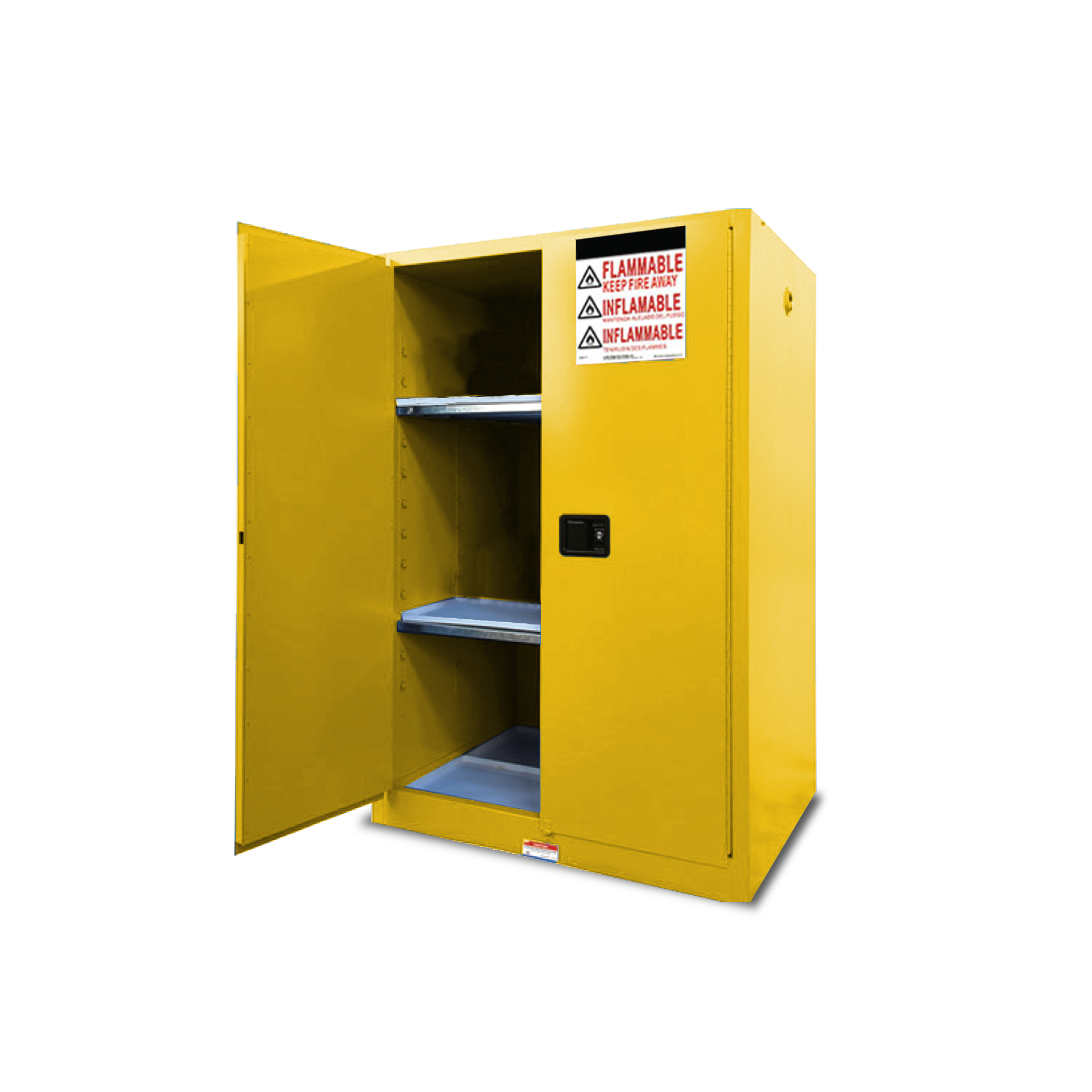 ตู้เก็บสารเคมี สำหรับจัดเก็บผลิตภัณฑ์ที่ติดไฟได้ง่าย FLAMMABLE SAFETY CABINET