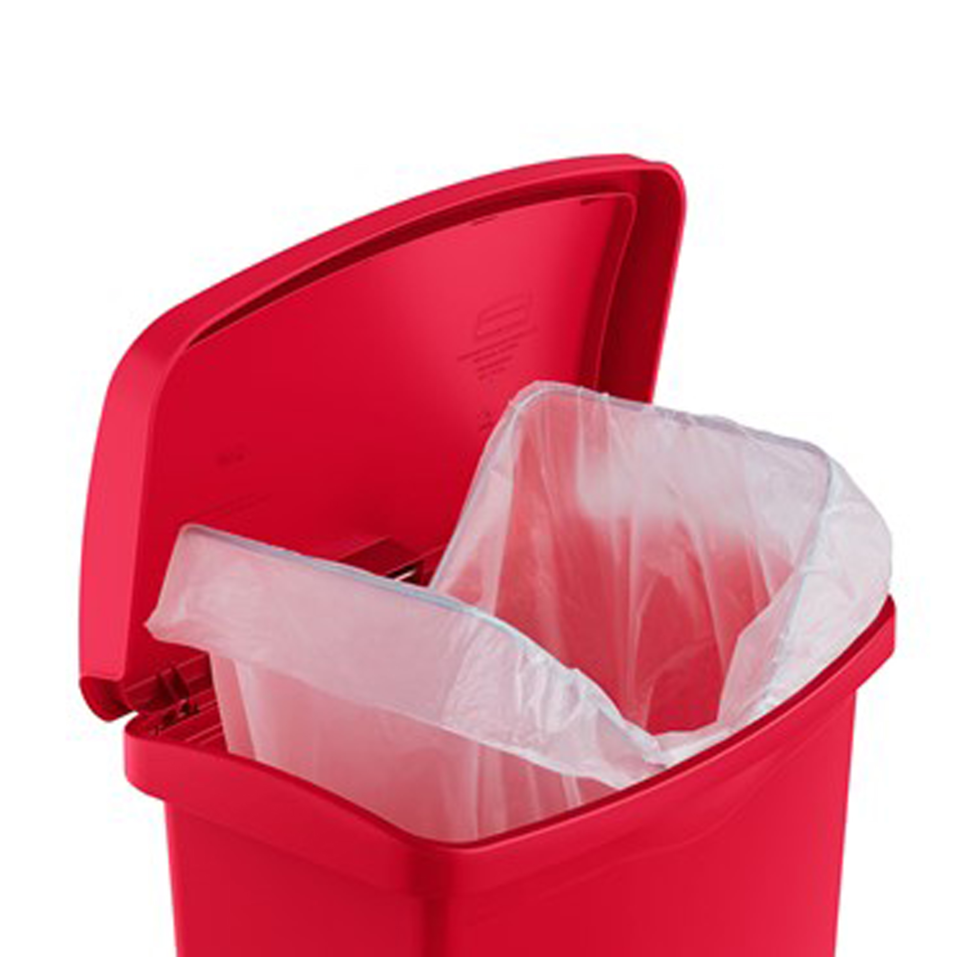ถังขยะแบบเท้าเหยียบ Slim Jim® Step-On Container ขนาด 30 ลิตร สีแดง