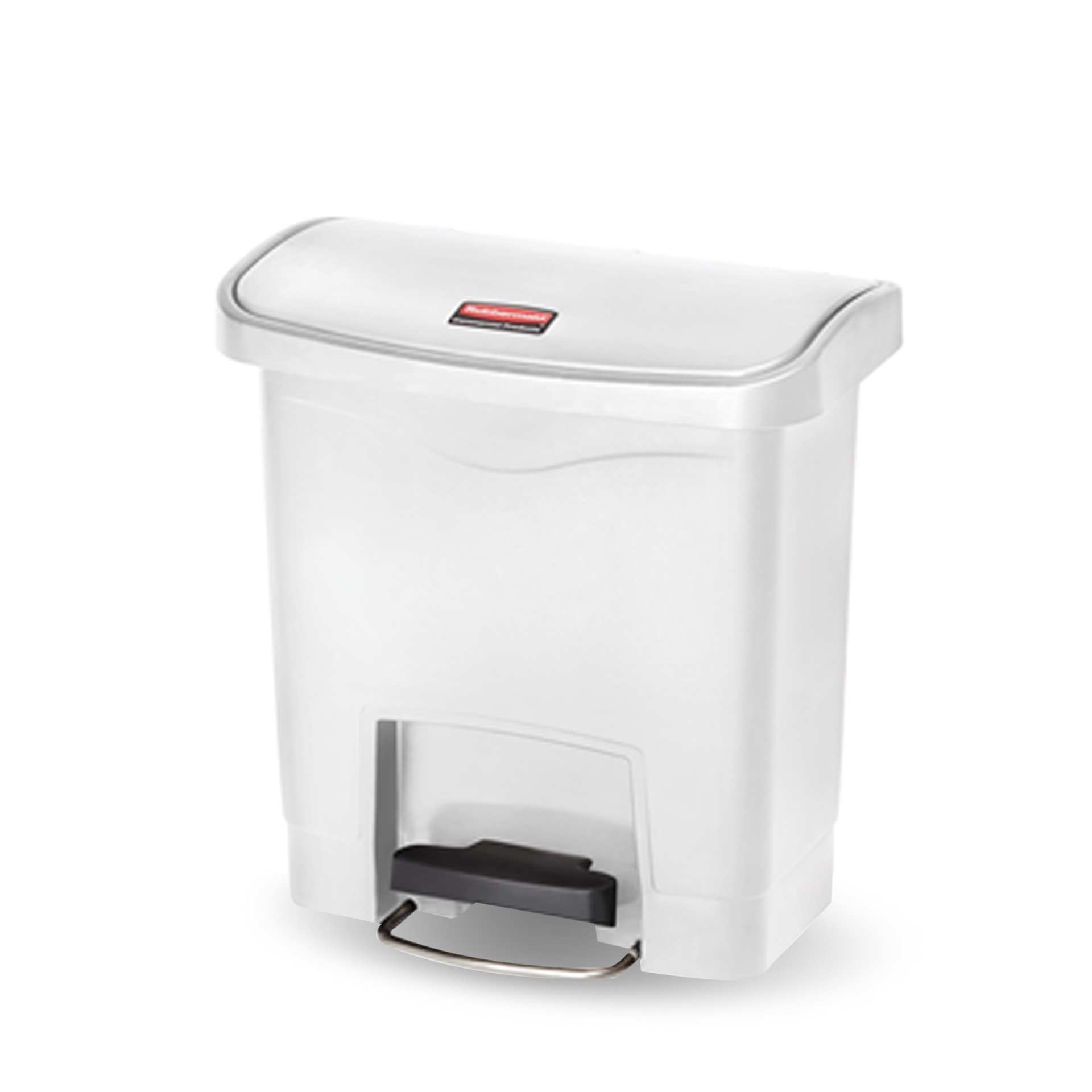 ถังขยะแบบเท้าเหยียบ Slim Jim® Step-On Container ขนาด 15 ลิตร สีขาว