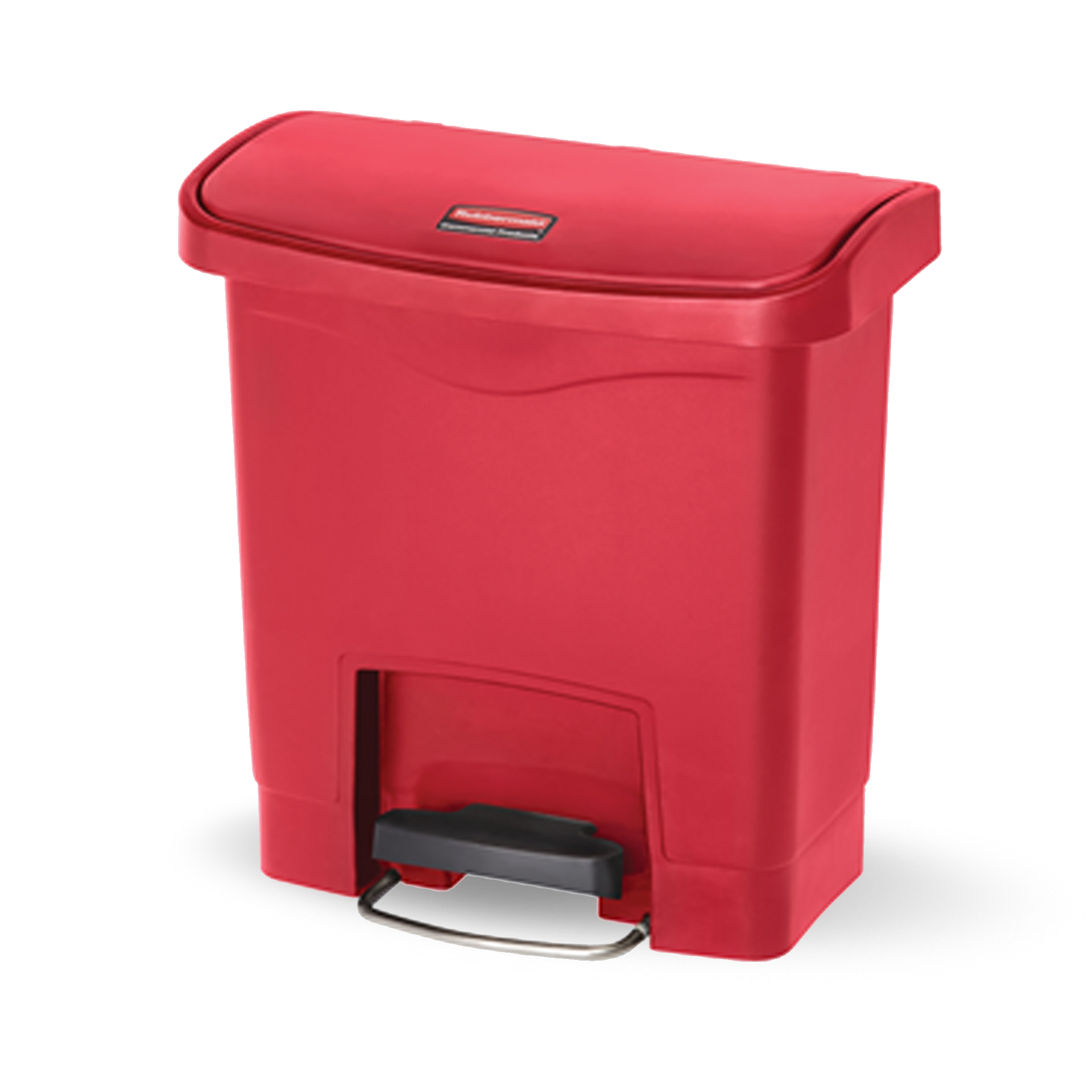 ถังขยะแบบเท้าเหยียบ Slim Jim® Step-On Container ขนาด 15 ลิตร สีแดง