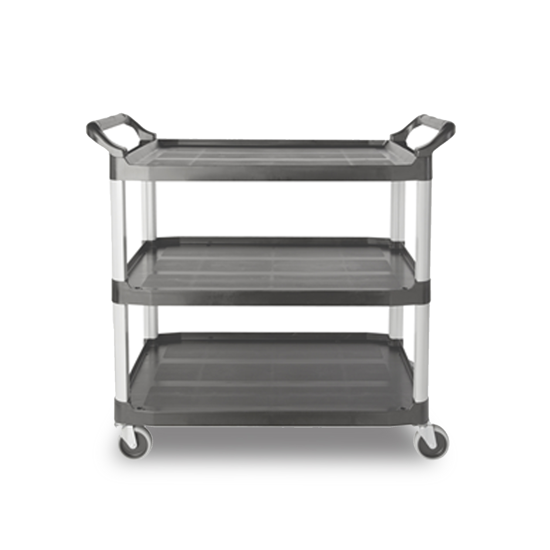 UTILITY CART, OPEN-SIDED-GRAY