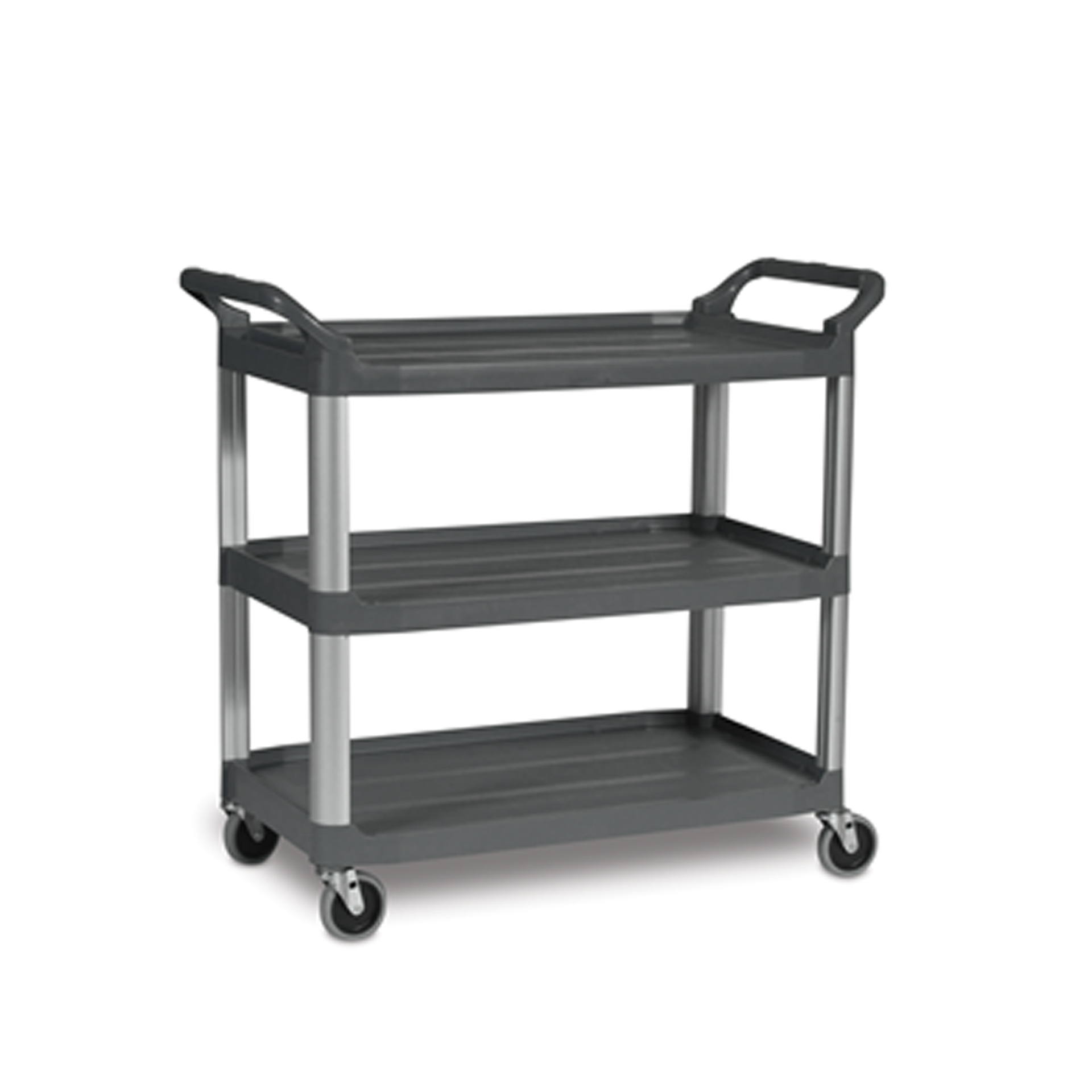UTILITY CART, OPEN-SIDED-GRAY