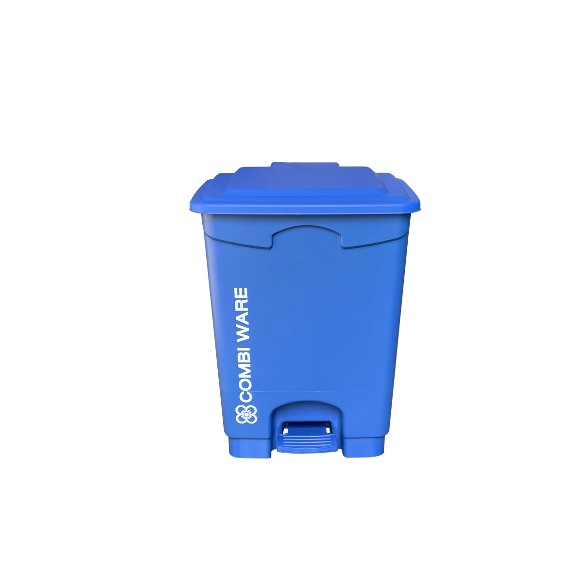 ถังขยะพลาสติก ขนาด 20 ลิตร แบบมีเท้าเหยียบ สีน้ำเงิน