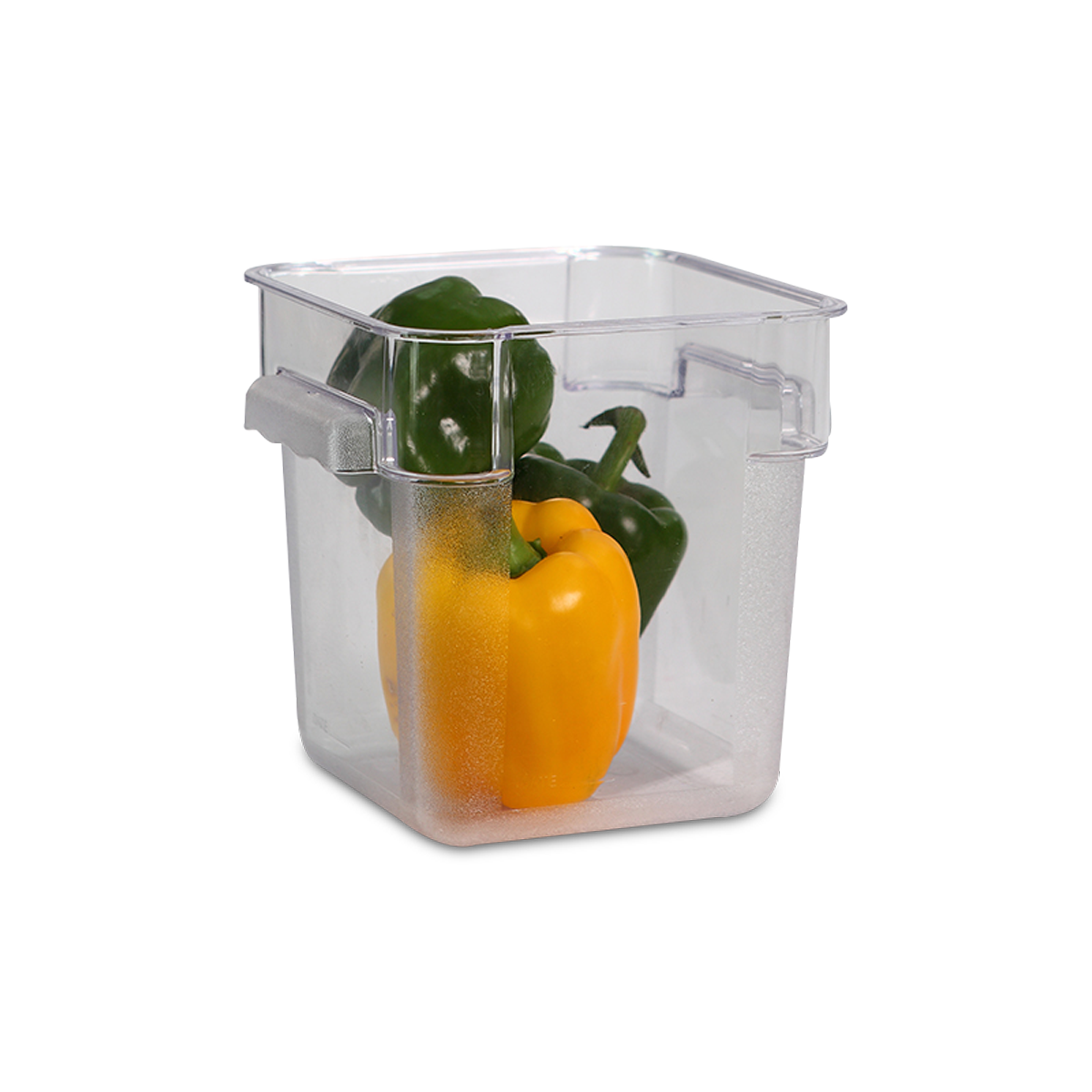 SQUARE FOOD STORAGE CONTAINER 8L CLEAR LUCENCY