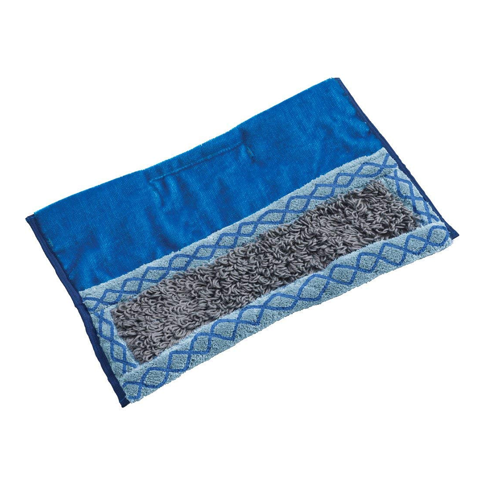 ผ้าม็อบไมโครไฟเบอร์สำหรับพื้นผิวหยาบ HYGEN™ PULSE™ Rough Surface Scrub Microfiber Wet Pad สีน้ำเงิน