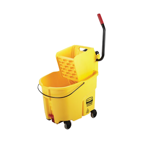 ถังบีบม็อบ 33.1 ลิตร WaveBrake® 35 QT Side-Press Bucket and Wringer with Drain สีเหลือง
