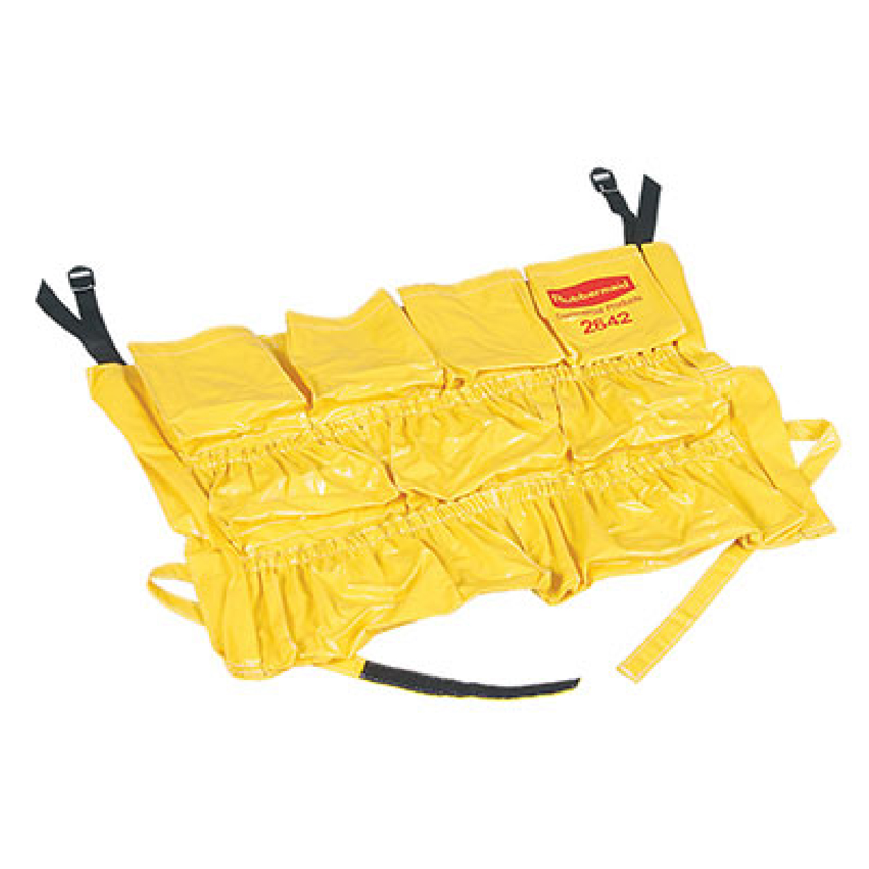 กระเป๋าไวนิลใส่อุปกรณ์ทำความสะอาด อุปกรณ์เสริมถังขยะ - BRUTE® Caddy Bag สีเหลือง