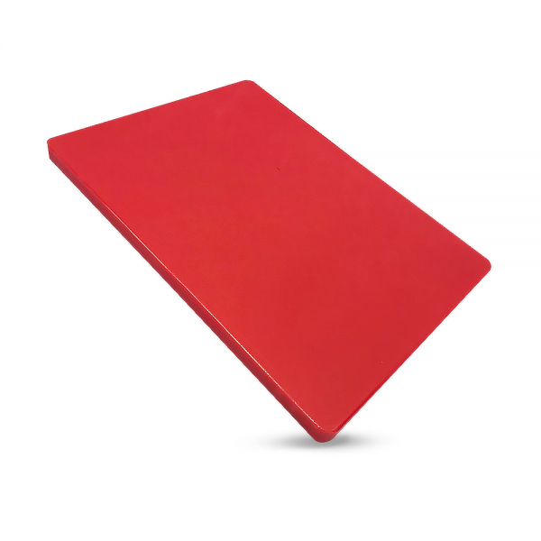 เขียงพลาสติก PE ทรงเหลี่ยม COMBI WARE 40 x 30 x 2 ซม. สีแดง เหมาะกับงานหั่น งานสับ และเฉือน