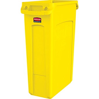 ถังขยะอเนกประสงค์ทรงสูง SLIM JIM® ขนาด 87.1 ลิตร สีเหลือง