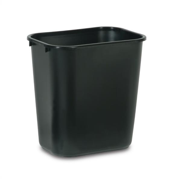 ถังขยะพลาสติก ขนาดกลาง 26.5 ลิตร สีดำ