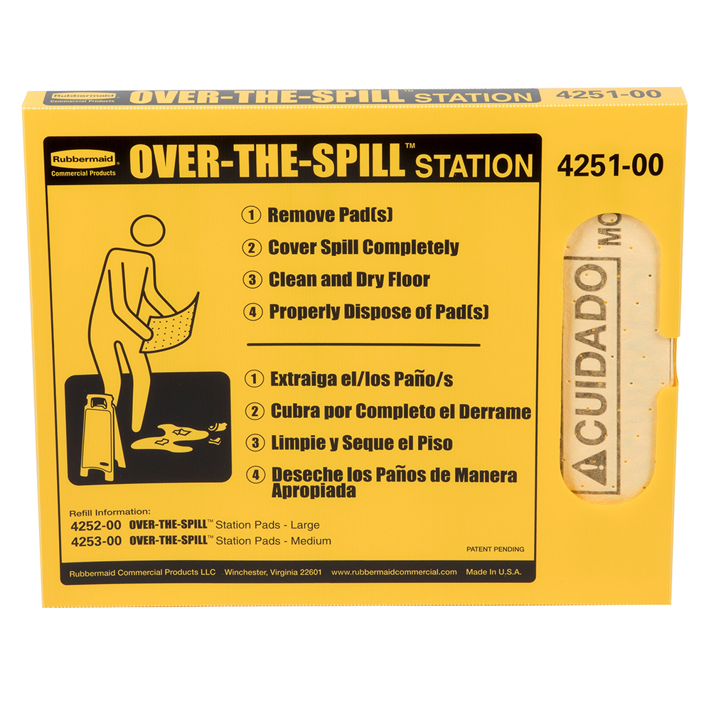 OVER THE SPILL® PADS KIT, LARGE, YELLOW